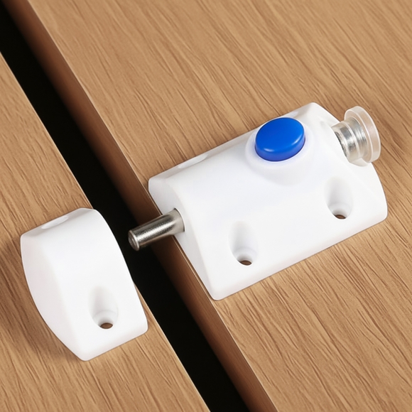 [영달철물] 잠금장치 가구 래치 5개입(화이트)