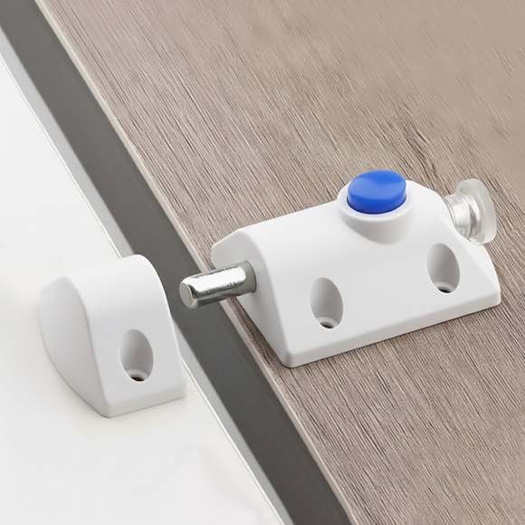 [영달철물] 잠금장치 가구 래치 5개입(화이트)