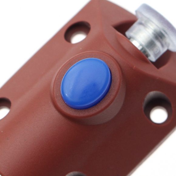 [영달철물] 잠금장치 가구 래치 5개입(브라운)