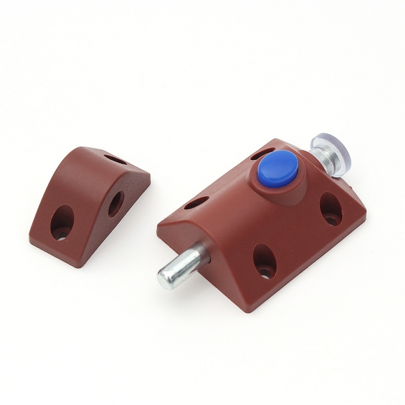 [영달철물] 잠금장치 가구 래치 5개입(브라운)