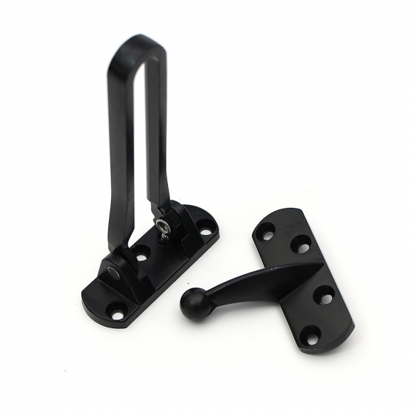 [영달철물] 리미터 안전고리 빗장쇠(블랙)