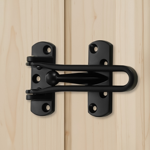 [영달철물] 리미터 안전고리 빗장쇠(블랙)