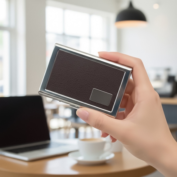 크라잭 RFID 차단 카드 케이스(브라운)