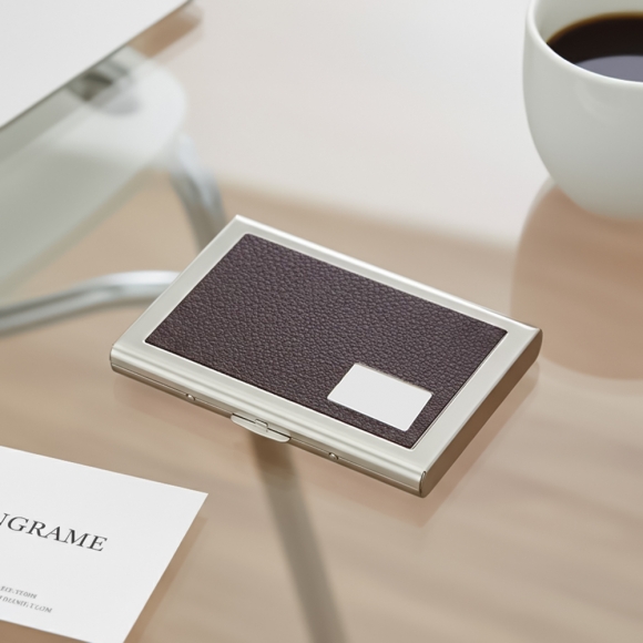 크라잭 RFID 차단 카드 케이스(브라운)