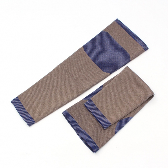 바디온 롱 무릎 보온 보호대 2p세트(M) (블루)