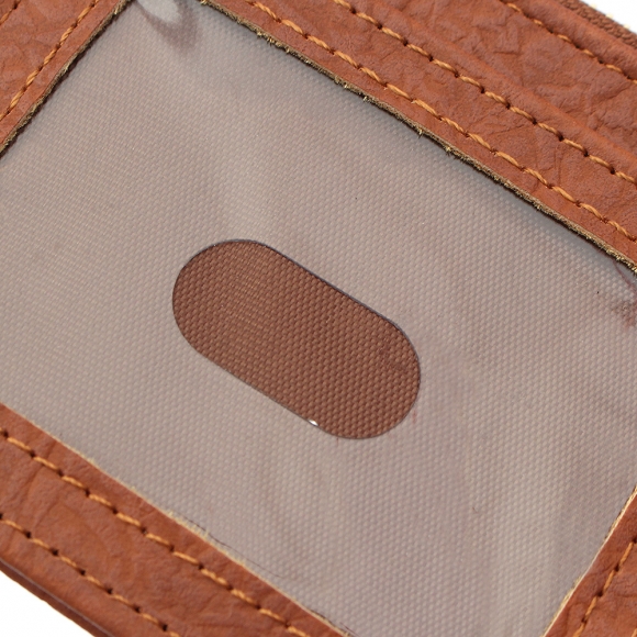 빈티지 인조가죽 카드지갑(브라운)