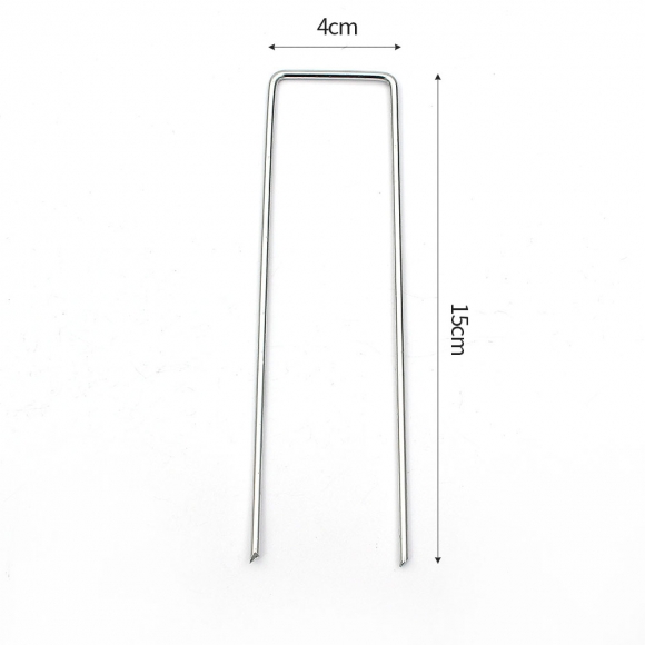 초록농장 멀칭 잔디 고정핀 100p세트(10cm)