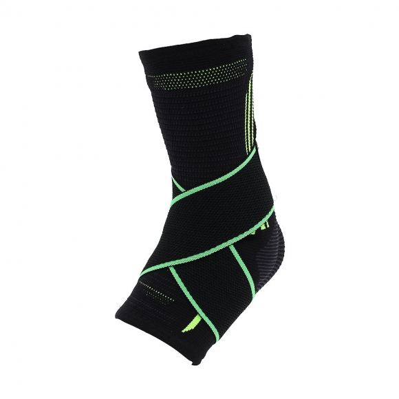 1p 앵클가드 실리콘+압박밴드 발목 보호대(XL) (그린)