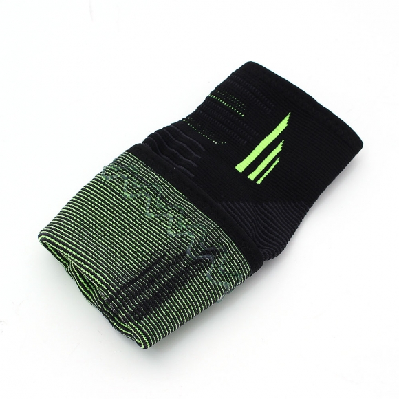 1p 앵클가드 실리콘+압박밴드 발목 보호대(XL) (그린)