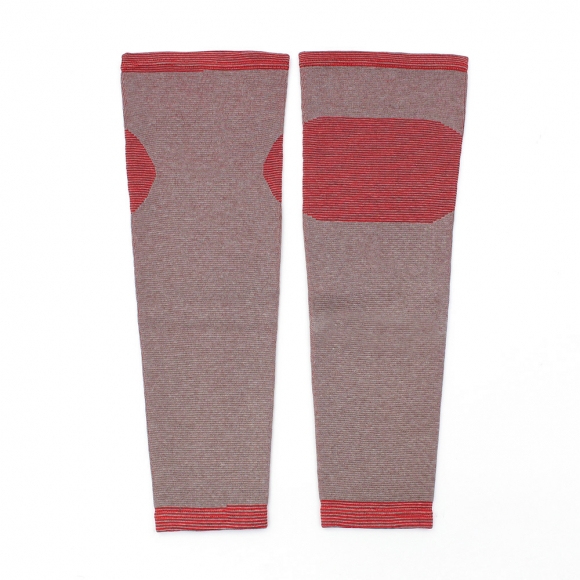 바디온 롱 무릎 보온 보호대 2p세트(M) (레드)