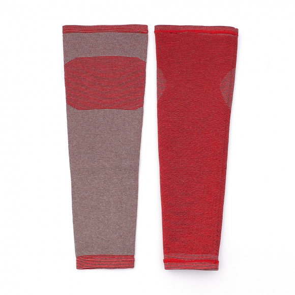 바디온 롱 무릎 보온 보호대 2p세트(M) (레드)