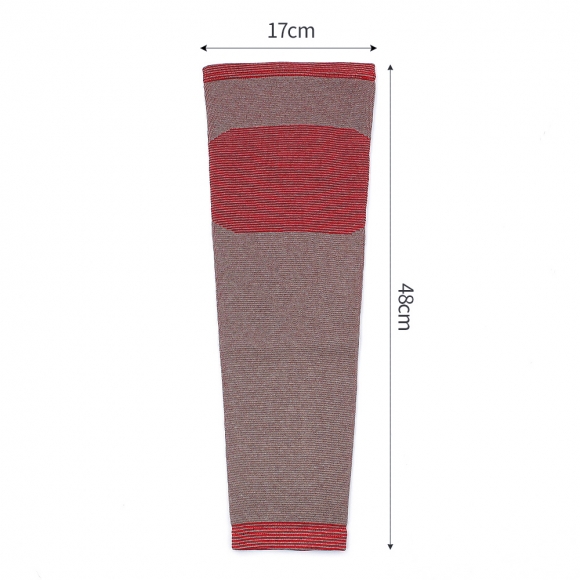 바디온 롱 무릎 보온 보호대 2p세트(M) (레드)