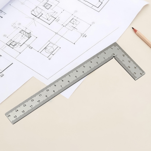 공구존 스텐 직각자(15cm)