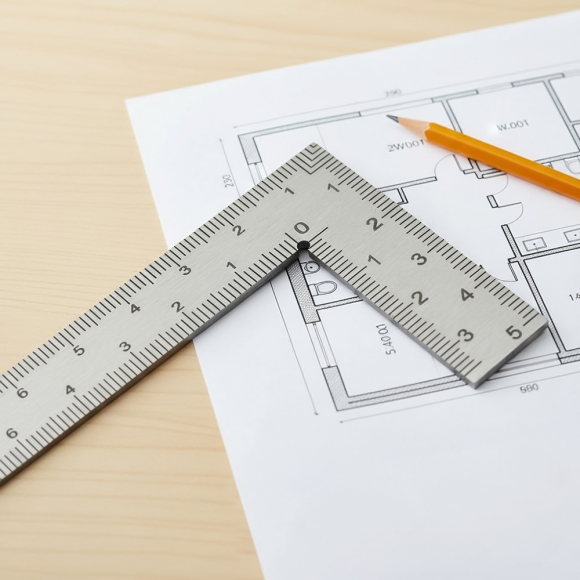 공구존 스텐 직각자(15cm)