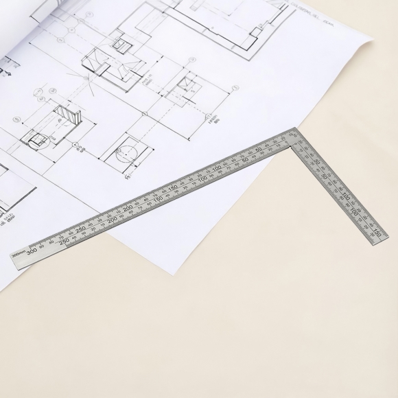 공구존 스텐 직각자(30cm)