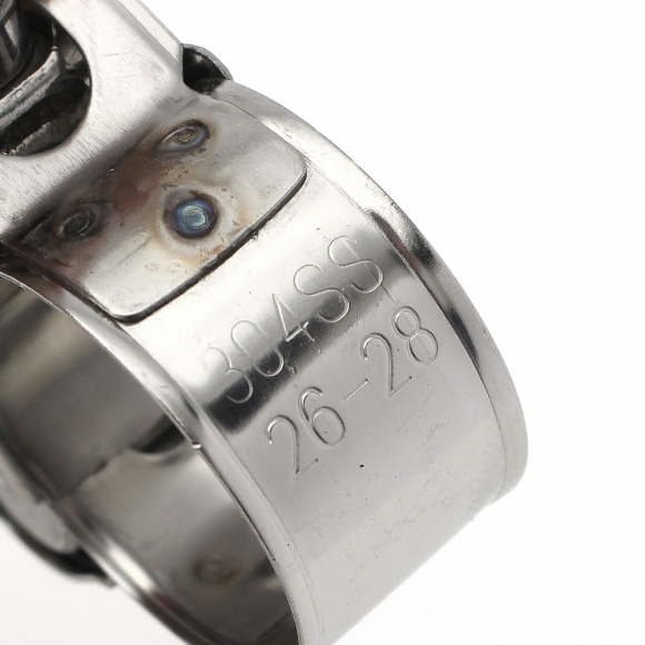 [영달철물] 304스텐 고압 호스밴드 2p세트(26-28mm)