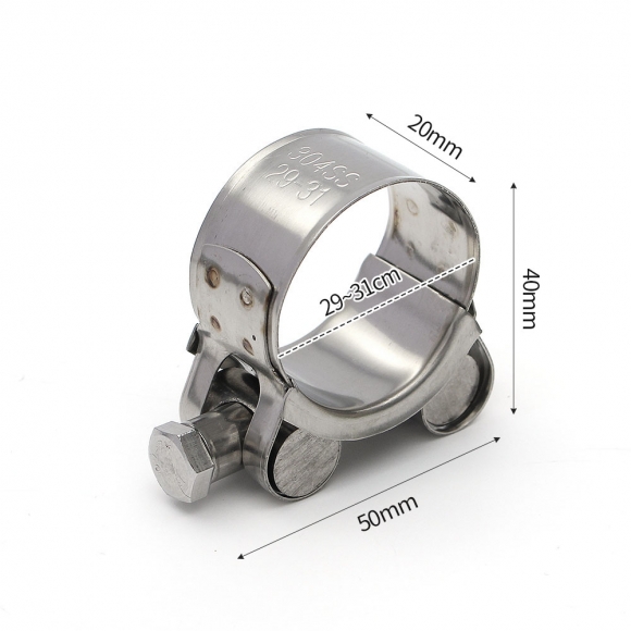 [영달철물] 304스텐 고압 호스밴드 2p세트(29-31mm)