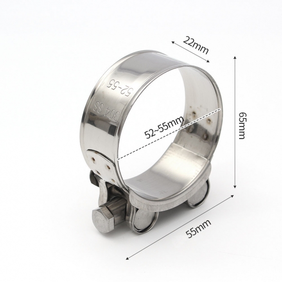 [영달철물] 304스텐 고압 호스밴드 2p세트(52-55mm)