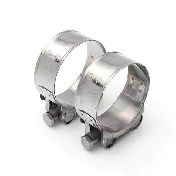 [영달철물] 304스텐 고압 호스밴드 2p세트(52-55mm)