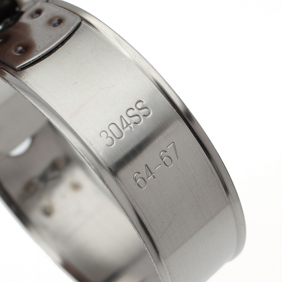 [영달철물] 304스텐 고압 호스밴드 2p세트(64-67mm)