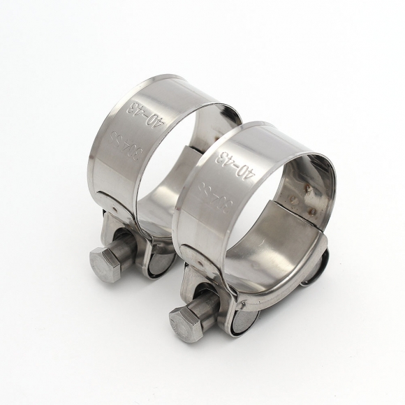 [영달철물] 304스텐 고압 호스밴드 2p세트(40-43mm)