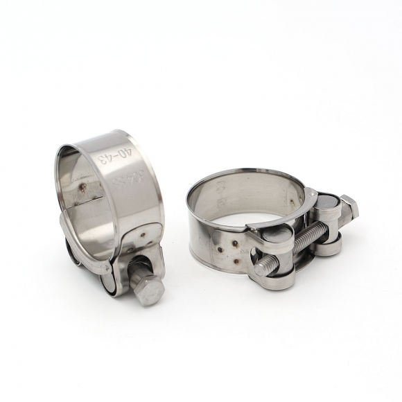 [영달철물] 304스텐 고압 호스밴드 2p세트(40-43mm)