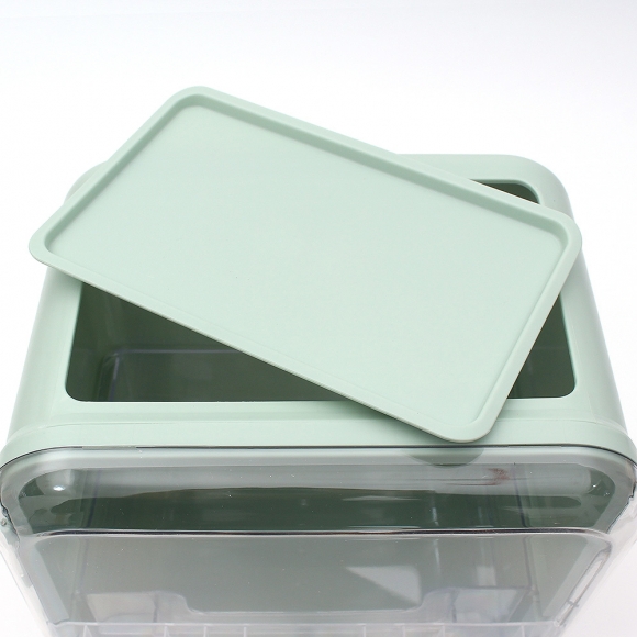 베니티 화장품 정리함(그린)