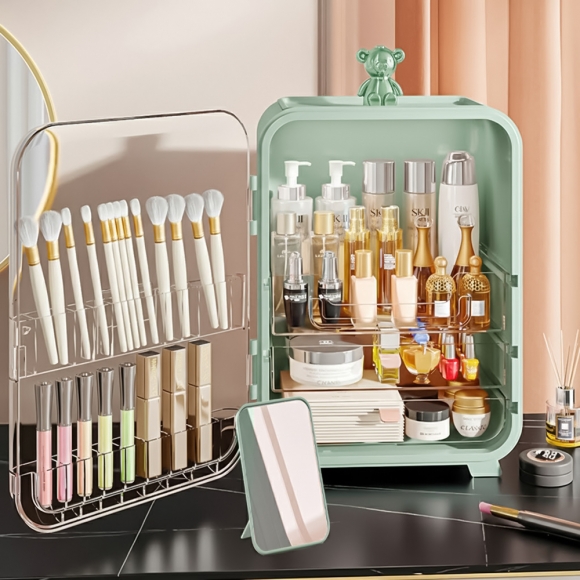 베니티 화장품 정리함(그린)