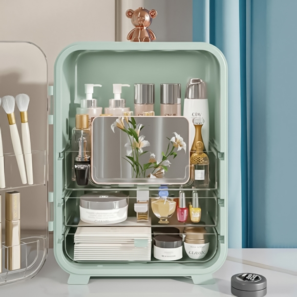 베니티 화장품 정리함(그린)