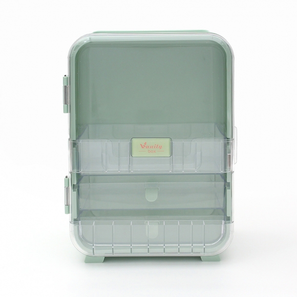 베니티 화장품 정리함(그린)