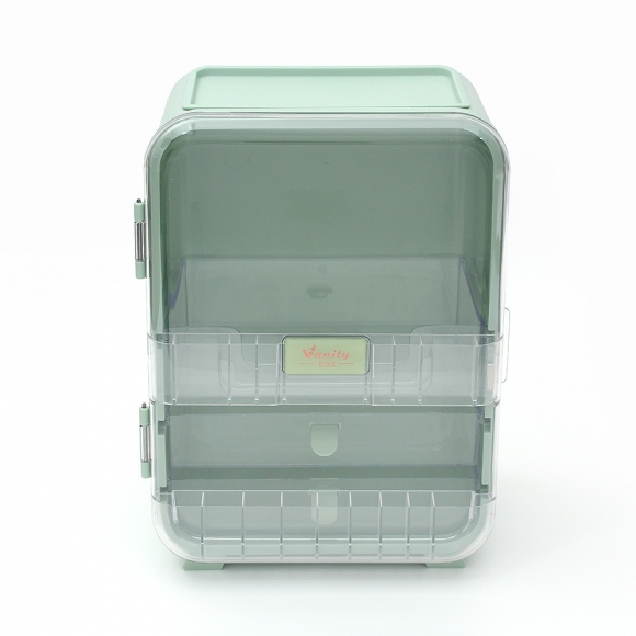 베니티 화장품 정리함(그린)