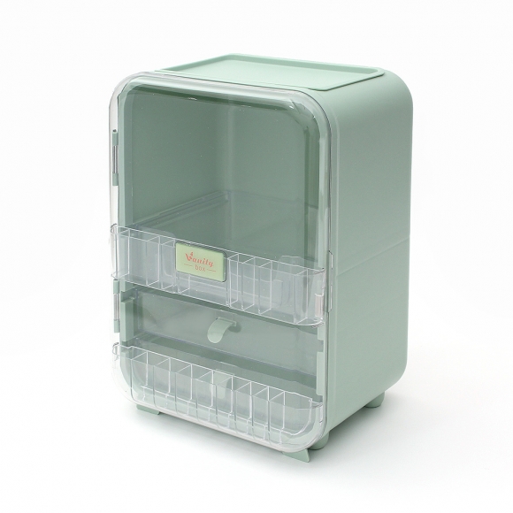 베니티 화장품 정리함(그린)