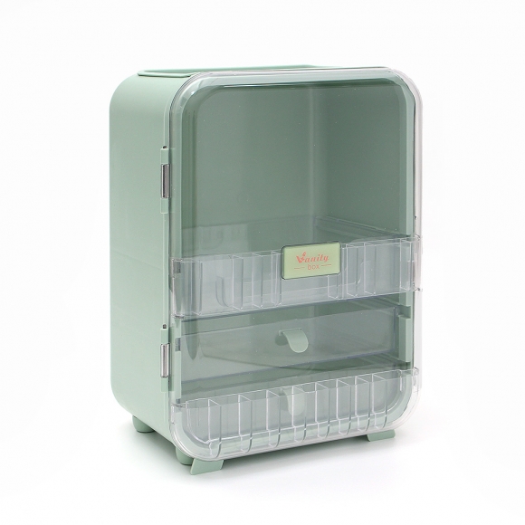 베니티 화장품 정리함(그린)