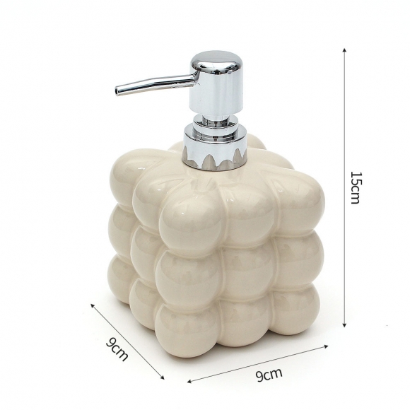모던 버블 세라믹 디스펜서(500ml) (크림)