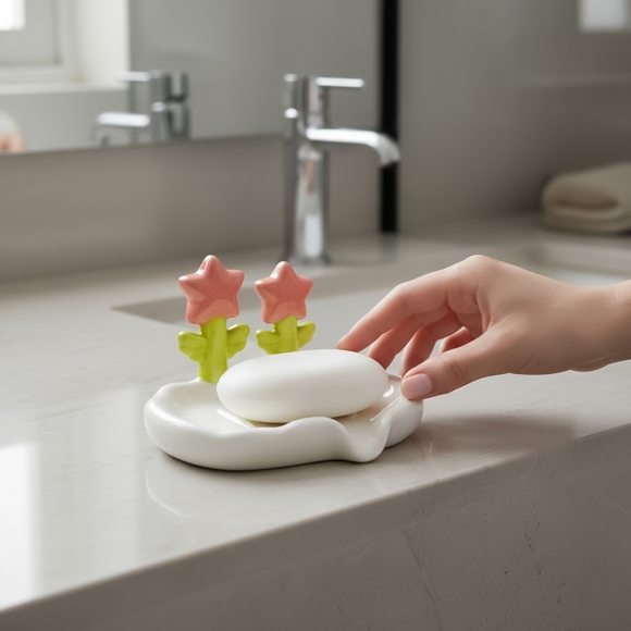 스타윙 세라믹 비누받침대