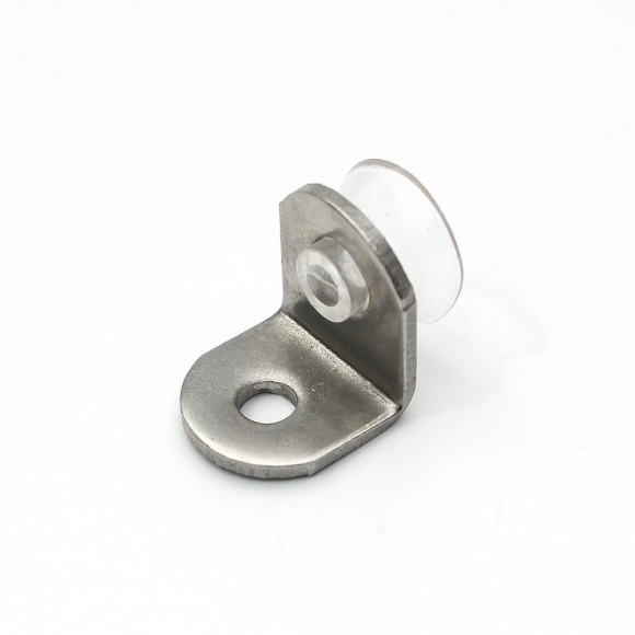 [영달철물]ㄱ자 유리 선반 다보 100개입(13x14mm) (스퀘어) 