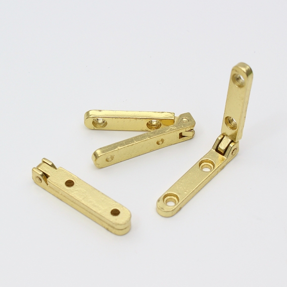 [영달철물] 90도 소품 경첩 10세트(골드)