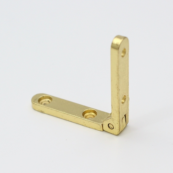 [영달철물] 90도 소품 경첩 10세트(골드)