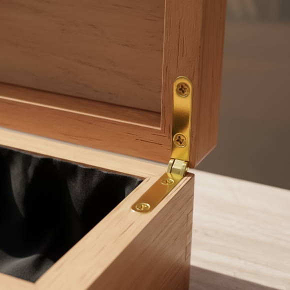 [영달철물] 90도 소품 경첩 10세트(골드)