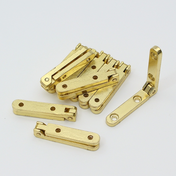 [영달철물] 90도 소품 경첩 10세트(골드)