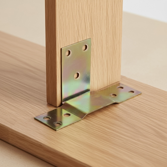 [영달철물] 탈착식 ㄱ자 커넥팅 브라켓 20세트(82mm)