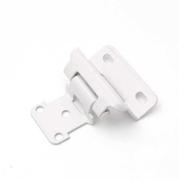 [영달철물] 1/2형 오버레이 가구 경첩 2개입(화이트)
