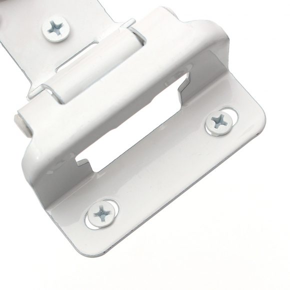 [영달철물] 1/2형 오버레이 가구 경첩 2개입(화이트)