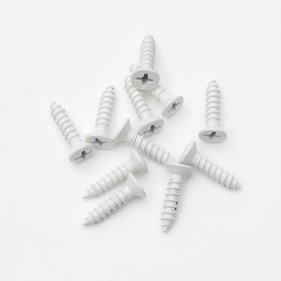 [영달철물] 1/2형 오버레이 가구 경첩 2개입(화이트)