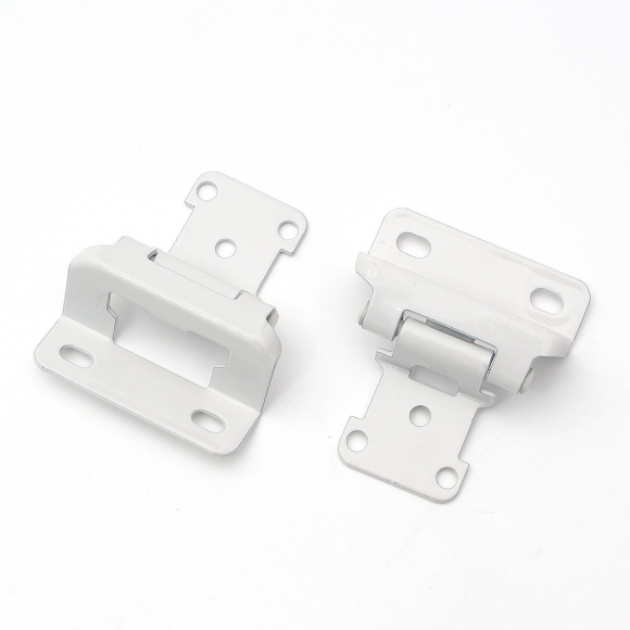 [영달철물] 1/2형 오버레이 가구 경첩 2개입(화이트)