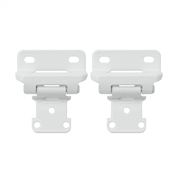 [영달철물] 1/2형 오버레이 가구 경첩 2개입(화이트)