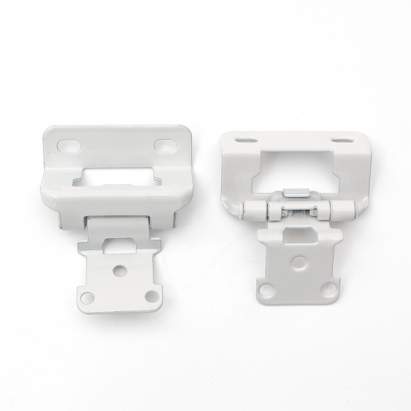 [영달철물] 1/2형 오버레이 가구 경첩 2개입(화이트)