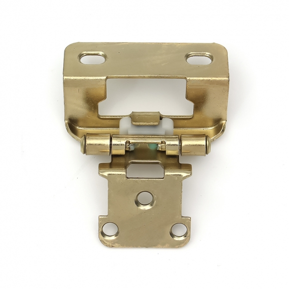 [영달철물] 1/2형 오버레이 가구 경첩 2개입(골드)