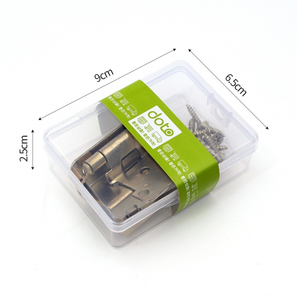 [영달철물] 1/2형 오버레이 가구 경첩 2개입(골드)