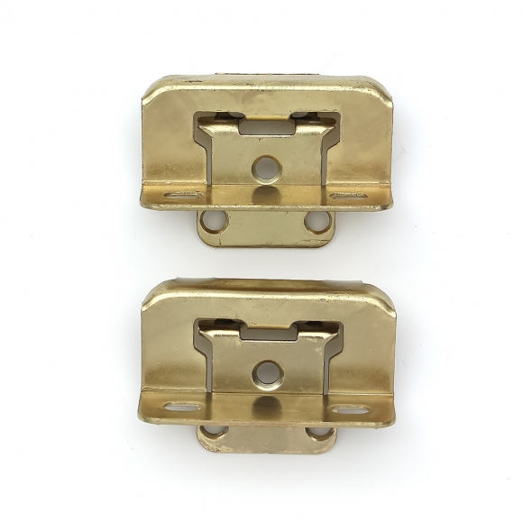 [영달철물] 1/2형 오버레이 가구 경첩 2개입(골드)